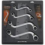 GearWrench 4 pc. SAE S-Shape Reversible Ratcheting Wrench Set