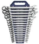 GearWrench 16pc. Metric Reversible Combination Ratcheting Wrench Set