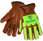 West Chester Oil Armor Goat Leather Cut Resistant Driver Gloves