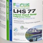 Focus LHS 77 Liquid Hand Soap Fragrance Free (1 Case / 4 Gallons)