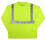 MCR Safety Class 2 Lime Polyester Long Sleeve T-Shirt