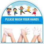 PLEASE WASH YOUR HANDS (BLUE)