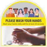 PLEASE WASH YOUR HANDS (YELLOW)