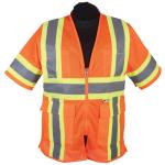 Orange Mesh Safety Vest Class 3