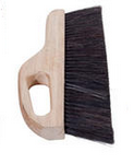 Magnolia Brush Black Horsehair/Poly 3" Trim Hand Held Concrete Finishing Brush