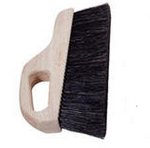 Magnolia Brush Black Horsehair/Poly 3" Trim Hand Held Concrete Finishing Brush