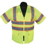 Lime Mesh - Solid Safety Vest Class 3