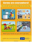 GERMS ARE EVERYWHERE! POSTER