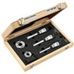 Starrett Mechanical Bore Gage Set 3/8"-3/4" Range, .00025" Graduations With 3 Point Contact
