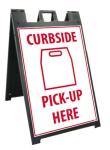 CURBSIDE PICK-UP SIGN/STAND