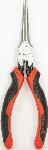 Porferred 6" Long Nose Pliers without Cutter, TPR Grip (Non-Heavy Duty)