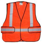 MCR Safety Class 2 Orange Adjustable Safety Vest
