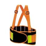 Valeo 8" High Visibility Orange Back Support Belt Small