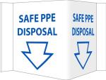 SAFE PPE DISPOSAL VISI SIGN