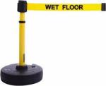 Banner Stakes Plus Barrier Set With Yellow "Wet Floor" Banner