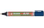 U-Mark A20 Paint Marker- 12 Pack: Blue