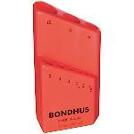 Bondhus 18099, Bondhex Case Holds 9 Tools 1.5 - 10mm