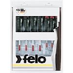 Felo 51699, M-TEC 7 pc Slotted, Phillips, and Torx Screwdriver Set - 2 Component Handle