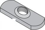 Offset Hole Design without Projections Plain Finish Steel Tab Weld Nuts
