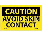 CAUTION AVOID SKIN CONTACT LABEL