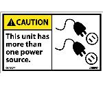 CAUTION THIS UNIT HAS MORE THAN ONE POWER SOURCE LABEL