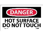 DANGER HOT SURFACE DO NOT TOUCH LABEL