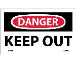 DANGER KEEP OUT LABEL