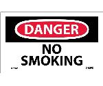 DANGER NO SMOKING LABEL