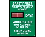 SAFETY FIRST WE HAVE PROUDLY WORKED DIGITAL SCOREBOARD