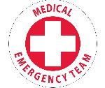 MEDICAL EMERGENCY TEAM HARD HAT EMBLEM