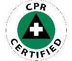 CPR CERTIFIED HARD HAT EMBLEM