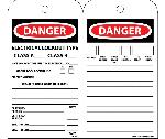 DANGER ELECTRICAL LOCKOUT TYPE CLASS A & CLASS B TAG
