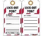 DANGER LOCKOUT POINT TAG