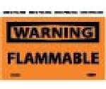 WARNING FLAMMABLE LABEL