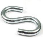 S Hooks Steel Zinc Plated Made in USA