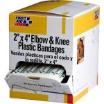 Elbow & Knee Plastic Bandage, 2" x 4", 25/Box