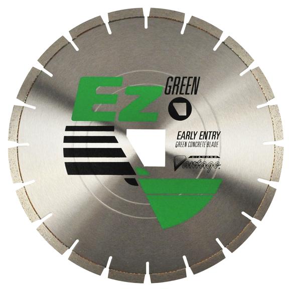 10 x 0.250 Diamond Vantage: EZ100 Green Series Saw Blade for Early Entry
