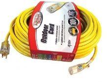 100 Ft Extension Cord 12/3, Single Outlet
