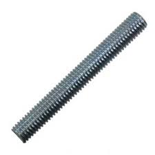 12 Steel Zinc Plated Threaded Rod Made in USA