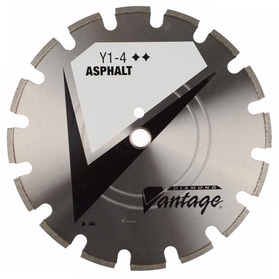 12 x .110 x 1/20mm Diamond Vantage: X1-4: Heavy Duty Grade for Asphalt