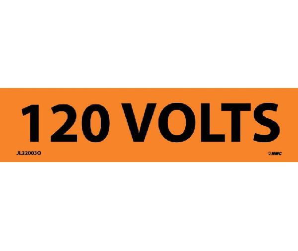 120 VOLTS ELECTRICAL MARKER