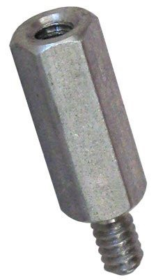 1/4 Hex Male-Female Steel Zinc Clear Standoffs