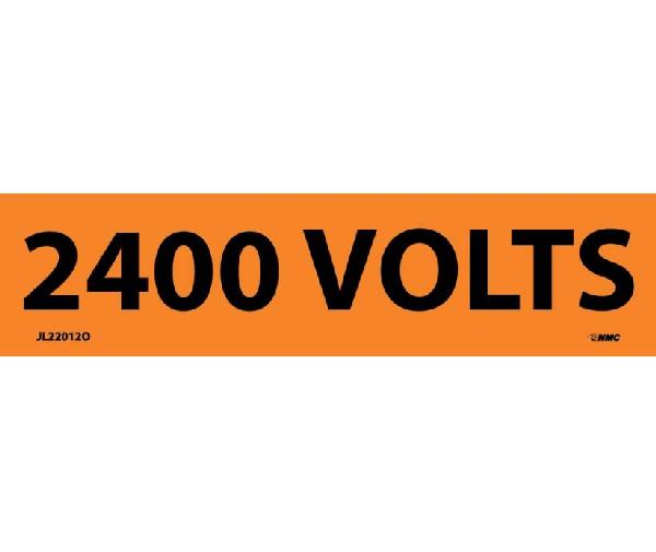2400 VOLTS ELECTRICAL MARKER