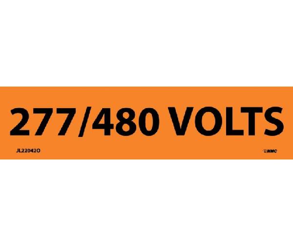 277/480 VOLTS ELECTRICAL MARKER