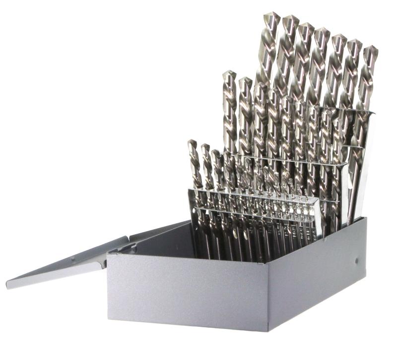 29PC LEFT HAND DRILL SET 1/16-1/2 BY 64ths