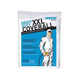 2X-LARGE BODYBARRIER PROFESSIONAL PROTECTIVE COVERALLS WITH HOOD, ELASTIC WRISTS, AND ANKLES