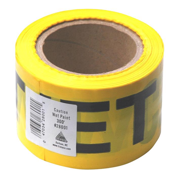 3 X 300' CAUTION WET PAINT BARRIER WARNING TAPE