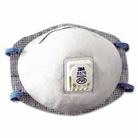 3M Particulate Respirator 8576, P95, with Nuisance Level Acid Gas Relief , 10 per Box