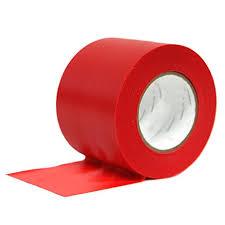 4 7 MIL RED POLYETHYLENE SURFACE PROTECTION SEAM TAPE