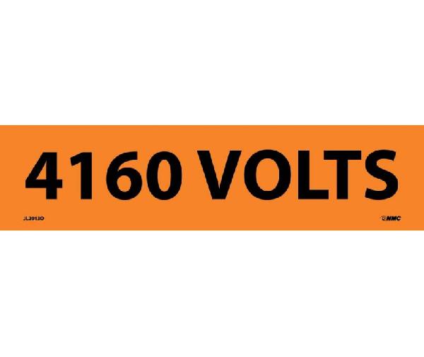 4160 VOLTS ELECTRICAL MARKER
